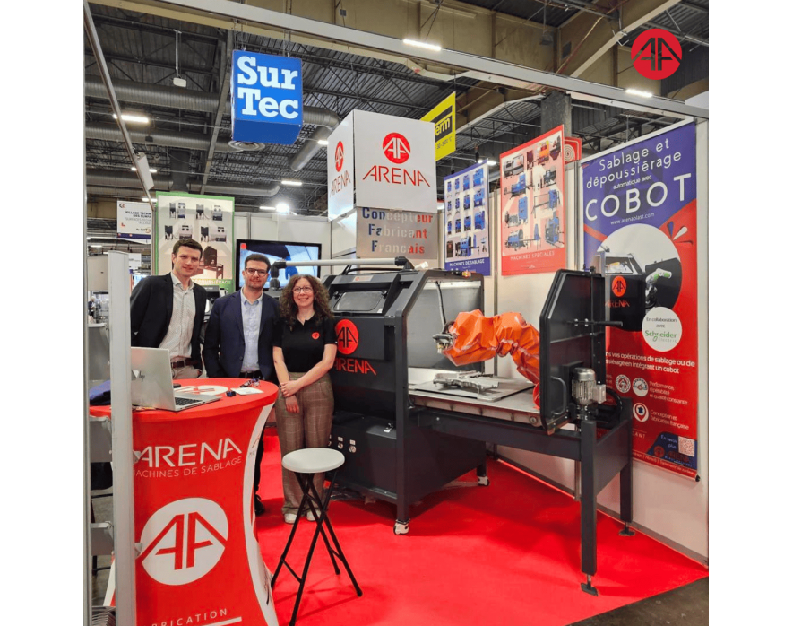 Retour sur Global Industrie 2026 : cabine robotisée ARENA BLAST